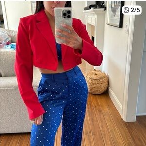 NWT HOUSE OF HARLOW CROPPED BLAZER SIZE M 
🚨FIRM PRICE NO DISCOUNT